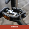 Contec Komfort Fahrrad Pedale Alu City Silber Rutschfest Reflektor CrMo