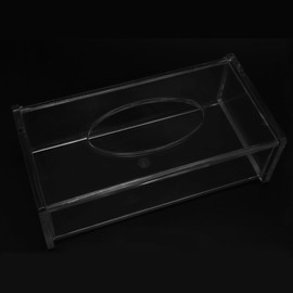 Clear Tissue Box Holder,Acrylic Tissue Box Cover,Tissue Dispenser Box Napkin Storage Box,for Dining Room,Dresser Decoration,Office,Bedroom