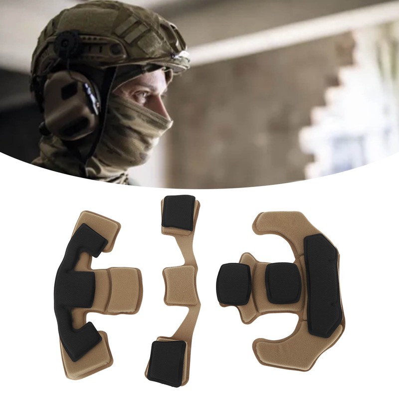 3PCS Memory Foam Pad Protective Sponge Lining Helmet Padding Kit