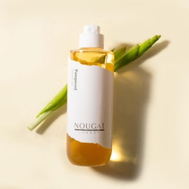Nougat Pampered Shower Oil, Makeup & Sunscreen Removal, Free-from Formular, Oil-to-Milky Lather, Cleanse Without Drying with Luxury Botanical Oils, Delicate Perfume