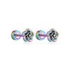 Onnzin Titanium Earrings,Hypoallergenic Rose Earrings for Sensitive Ears