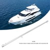 Flag Pole 610mm Stainless Steel Weather Resistant Rustproof Marine Flagpole