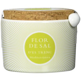 Gusto Mundial Flor de Sal d'Es Trenc Mediterranea Salt 100g | Untreated, Natural Sea Salt from Mallorca | With Mediterranean Herbs