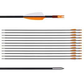 LWANO 31" Training Arrows-Archery Practice Target Arrows for Kids Youth or Beginners with Durable Shaft on Recurve Bow Compound Bow and Longbow