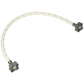 URREA LBPP55 Manguera Fregadero de Nylon Tuercas Plástico, Conector Flexible 55cm