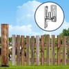 ZZBUY 4 pcs Heavy Duty Gate Hinges for Wooden Gate