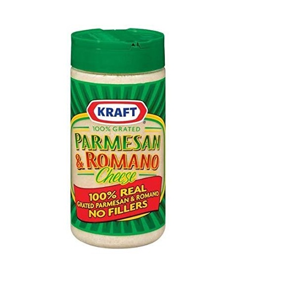 Kraft Grated Parmesan and Romano Cheese [Pack of 3]