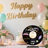 ReeGii Vinyl Record Guest Book for 16th Birthday Decorations -