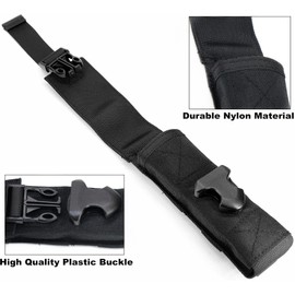 YONCONO Tactical Flashlight Pouch,Molle LED Torch Holster with Buckle EDC Organizer Case Belt Pouch for Outdoor Hunting Camping Hiking