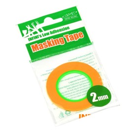 Infini Model ICT0017 Masking Tape, Width 0.08 inches (2 mm) x Length 6.1 ft (18 m) Hobby Tool, Yellow