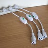 White Angled Plug Heavy Duty On/Off Switch Extension Cord，16-AWG Household