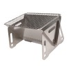 Folding BBQ Grill Heat Resistant Stainless Steel Collapsible Charcoal Grill