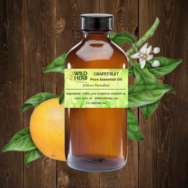 Wild Herb Wild Herb Grapefruit Pure Essential Oil (8 OZ)