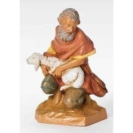 Fontanini by Roman, Jeremiah The Shepherd, 7.5" Collection, Nativity Figure, Made in Italy