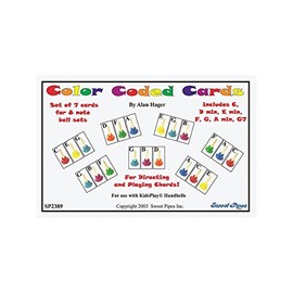 Rhythm Band Handbell Cards-7 Chords/8 Note