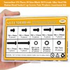 151 Pieces M6 Screws Nuts Washers Set Black, Sutemribor M6