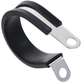 FEIYING 110PCS Cable Clamps Assortment Kit,Stainless Steel Rubber Cushion Pipe Clamps 1/4" 5/16" 3/8" 1/2" 5/8" 3/4" 1" 1-1/4" 1-1/2" 1-3/4"