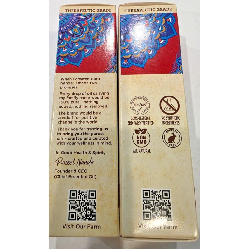 Guru Nanda Essential Oil Immunity Synergy Blend 2pack