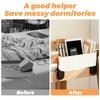 Oungy 3 Pcs Bedside Caddy Plastic Bed Caddy, Orange Hanging