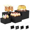 Metal Buffet Risers,4PCS Food Risers for Buffet Table 5in to