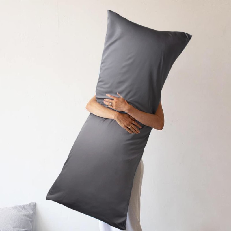 WishSmile Body Bamboo Cooling Pillowcases Long Pillow Cases Breathable Cool