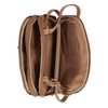 MultiSac Zippy Triple Compartment Crossbody Bag, Hazelnut