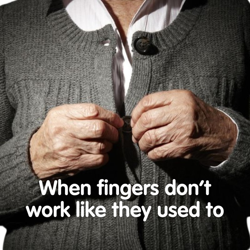 Button Hook for Seniors and People with Arthritis – One-Handed