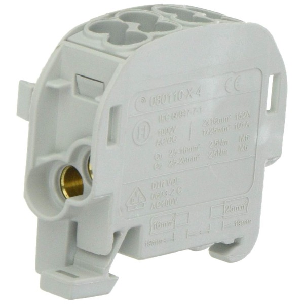 H-Cable Small 25 mm² 1-Pin 400 V Grey 2 x
