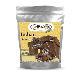bonballoon Pure & Organic Indian Premium Roots Saussurea Costus Root Lappa Whole Natural Dry Dried Herbal Herb Herbs Tea No Additives No Preservatives Halal ( 17.64 oz / 500 gm ) قسط هندى حلال