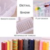 TogtherKings Sewing Thread Box, 2 Pieces Sewing Thread Storage, Embroidery