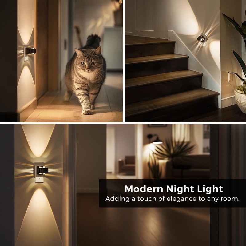 L LOHAS LED Night Light Projector, Night Lights Plug into
