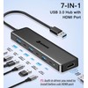 USB 3.0 to HDMI Adapter, USB 3.0 Hub with HDMI