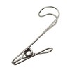 YTgilo 10PCS Stainless Steel Short Tail Hook Clips Multifunctional Strong