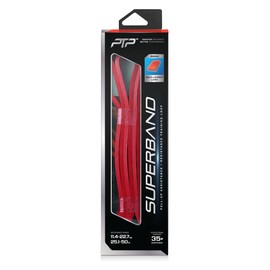 PTP Unisex - Adult Superband 4035792 Fitness Band, Red, 1 Size
