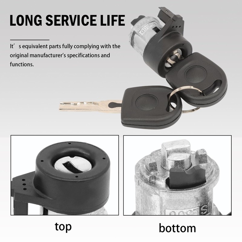 Taesayl Neiman Ignition Lock Steering Anti-Theft Switch Lock Compatible with