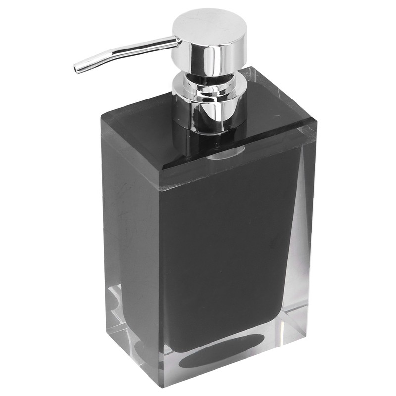 Hand Soap Dispenser Press Design Black Simple Fine Details Foaming