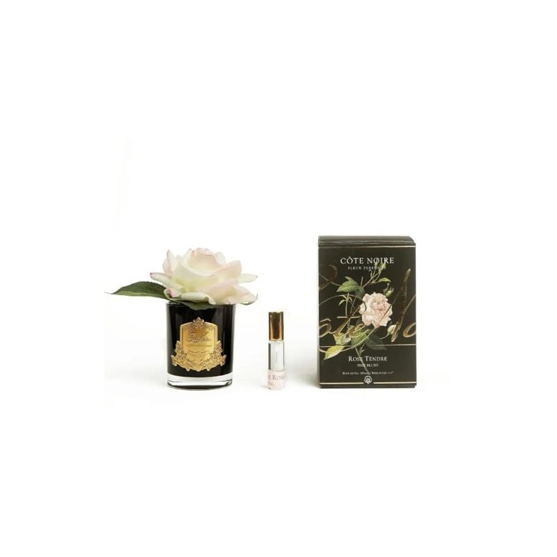 Cote Noire Perfumed Natural Touch Rose - Pink Blush, Black