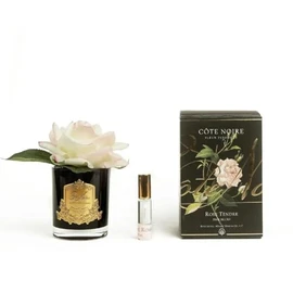Cote Noire Perfumed Natural Touch Rose - Pink Blush, Black Vase GMRB02