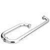 Stainless Steel Shower Door Handle Bathroom Glass Door Handle Shower