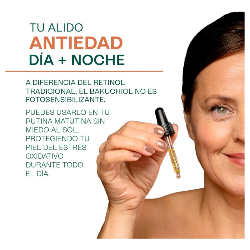 Bakuchiol Retinol Vegetal Activo Antiedad Antioxidante 10g