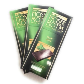 Moser Roth Mint Dark European Chocolate 4/pkL8