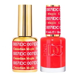 DND DC Soak Off Gel + Nail Polish - 007 - Canadian Maple