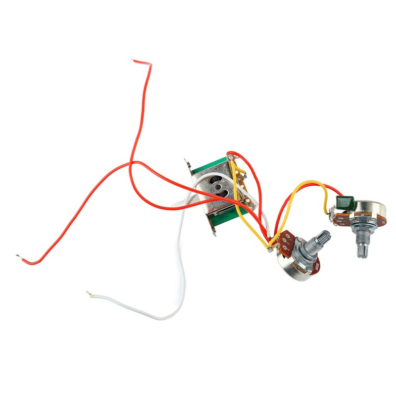 3 Pickup Guitar Wiring Harness 3 Way Switch A500K B500K