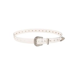 SHENHE Women's Studded Clear Belt Y2k Transparent Buckle Belt Waistband for Jeans Dress Clear suit waist size:29.5-33.5"