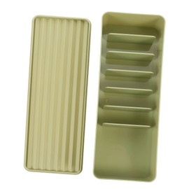 LABRIMP 1 PC Cable Storage Box Multi Grid Organizer with Lid Dust Wire Holder for Home Office for Cord Management Tidy Spaces Practical Design Green