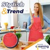 Discounted Cleaning Supplies Chefs Apron Professional Quality Blue & White