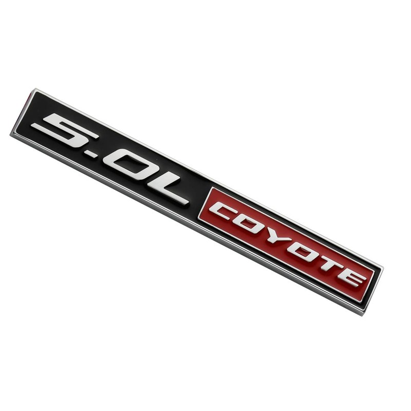 2 Pack 5.0L Coyote Emblems Decal 3D Badge V8 Engine