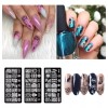 Estampas Sello Uñas 12 Sellos Uñas Decoración:10 Placas Uñas,estampador,raspador