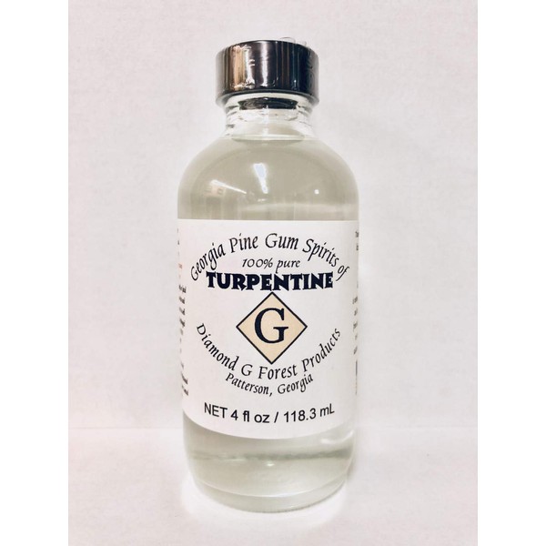 4 Oz 100% Pure Gum Spirits of Turpentine