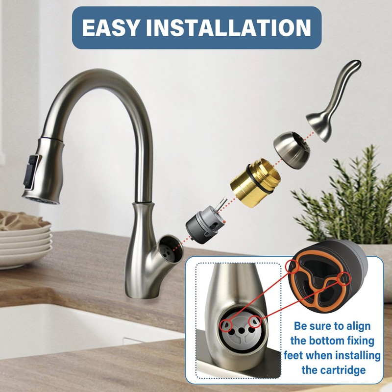 RP50587 Cartridge Compatible with Delta DST Single Handle Kitchen and